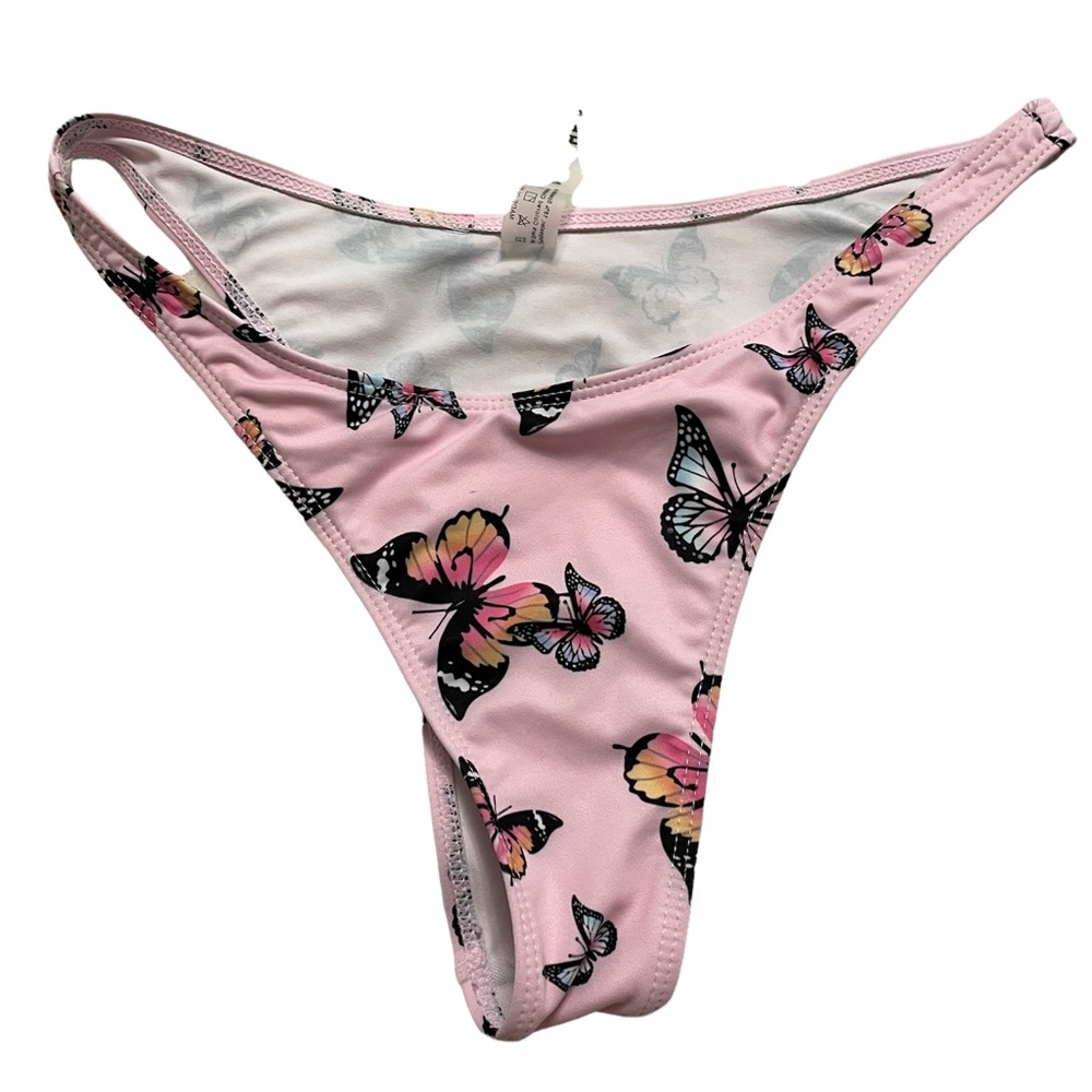 Shein Butterfly Cheeky Bikini Bottom